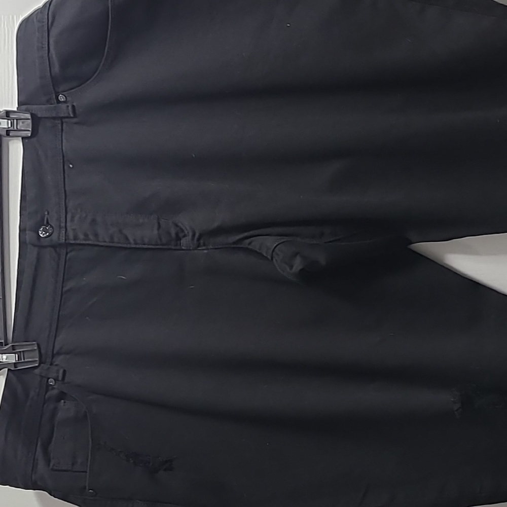 Vintage old navy destructed flare jeans in black